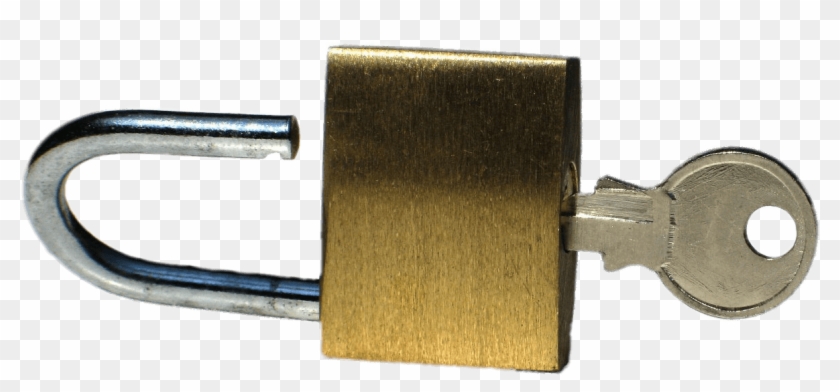 Objects - Candado Con Llave Png Clipart #545499