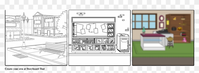 Blur - Niyebeng Itim Story Board Clipart