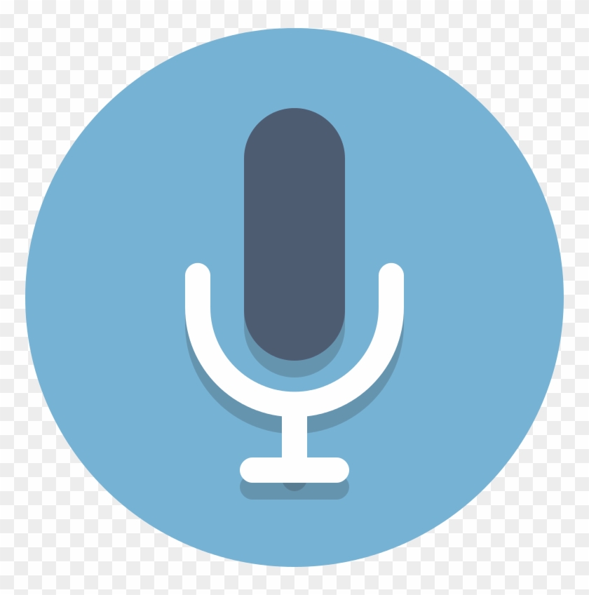 Circle Icons Mic - Voice Search Icon Png Clipart #546097