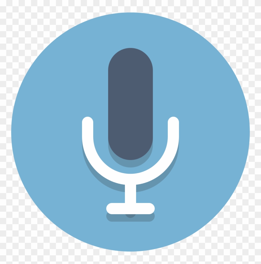 Circle Icons Mic - Voice Search Icon Png Clipart