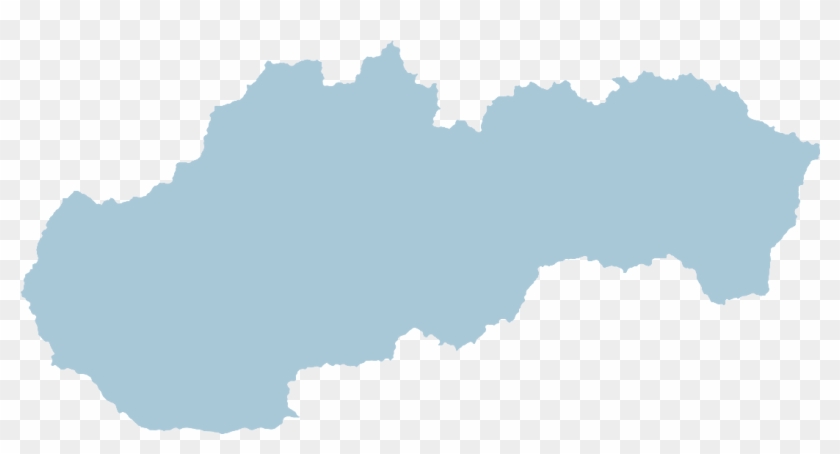 Slovakia Map - Slovakia Map Vector Clipart #546187