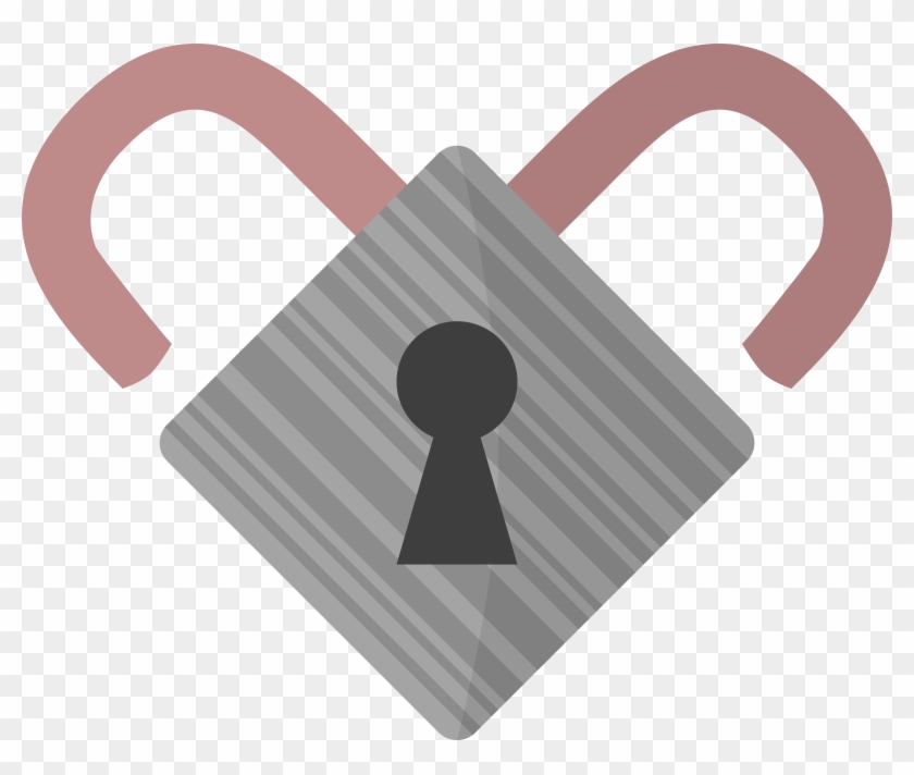 This Free Icons Png Design Of Lock Heart Clipart