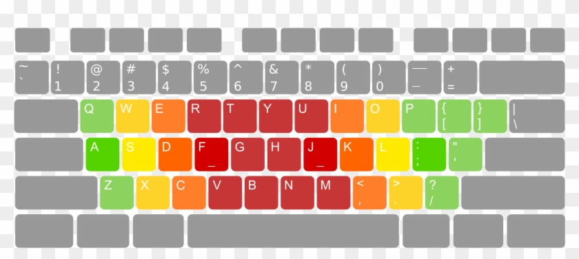 This Free Icons Png Design Of English Keyboard Colored Clipart #546232