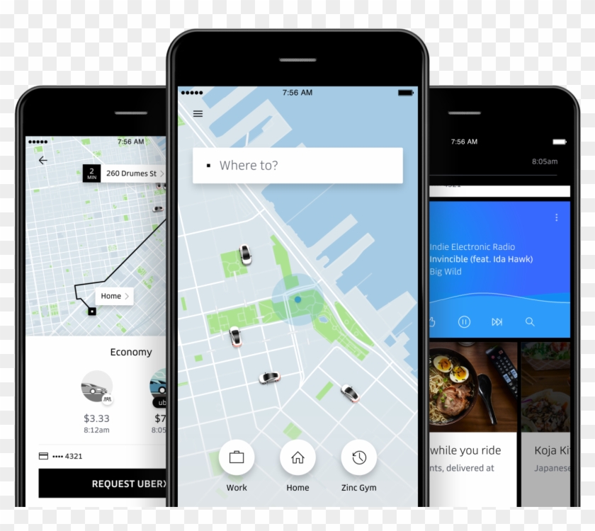 The Updated Uber App Will Make Suggestions About Where - Uber App Design Clipart #546288