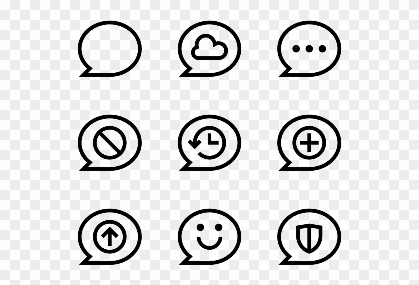 Speech Icons Free Message - Play Music Icon Png Clipart #546339