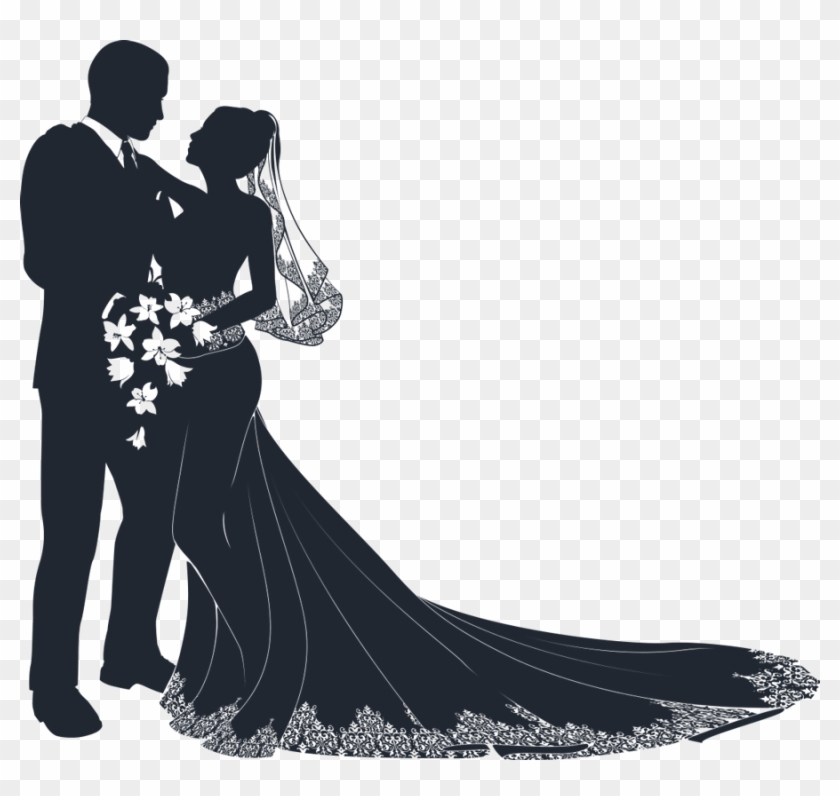 Png Image Information - Wedding Couple Vector Png Clipart #546444