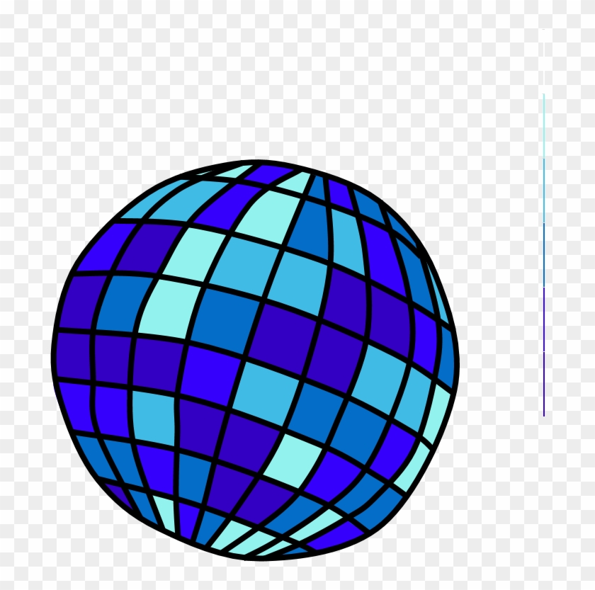 Disco Ball, Blue, Png - Circle Clipart #546602