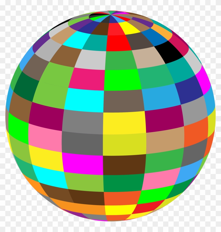 This Free Icons Png Design Of Geometric Beach Ball Clipart #546673