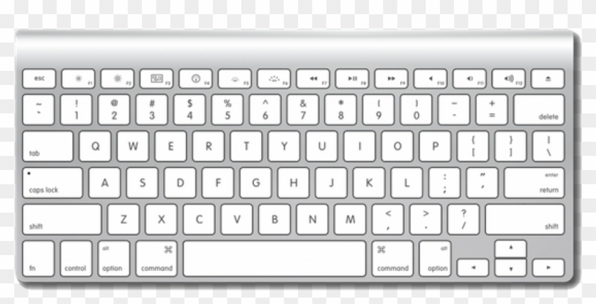 Everything Was Done By Keyboard - Apple Wireless Keyboard Clipart