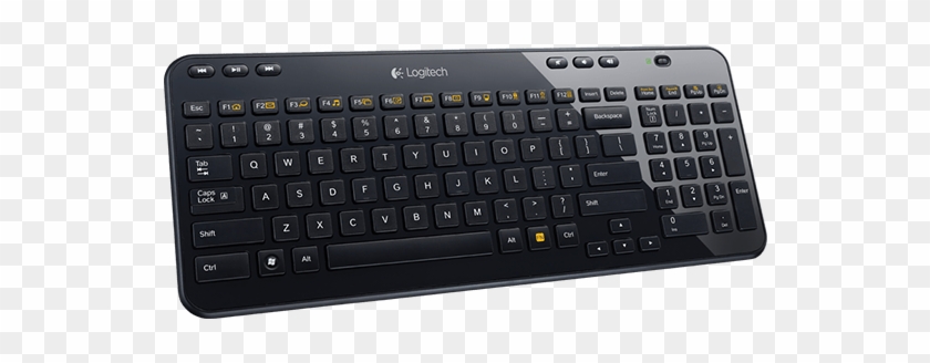 Wireless Bluetooth Keyboard With Touchpad Clipart #547299