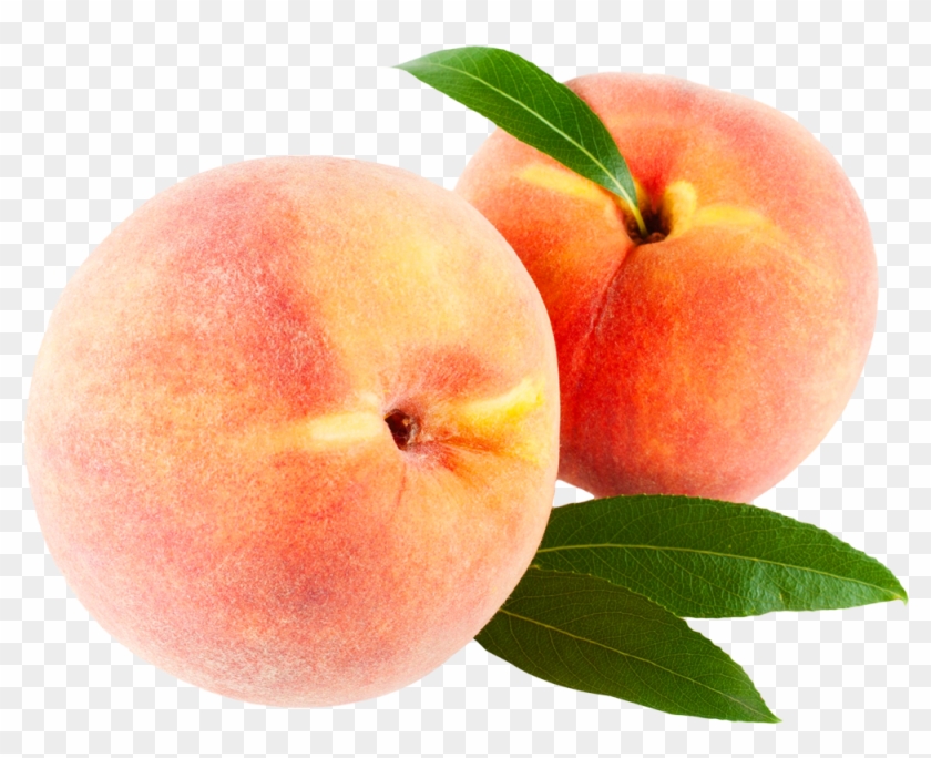Download Peach With Leaves Png Image - Peach Png Clipart
