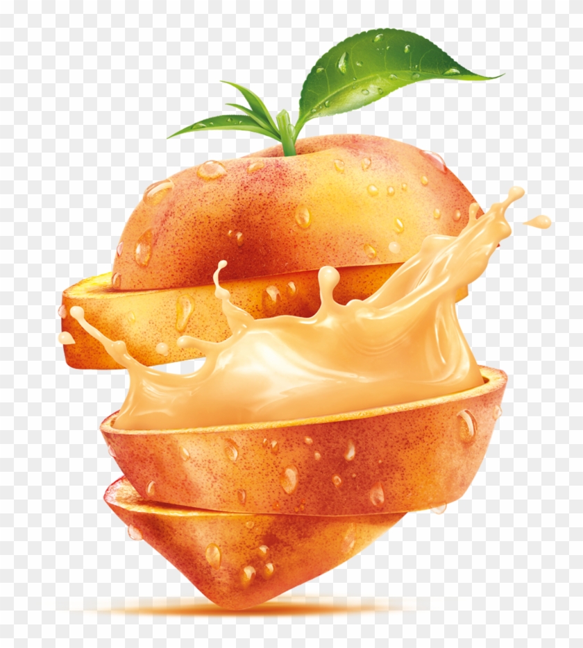 Peach Png Download Image - Mix Fruit Juice Png Clipart #547717