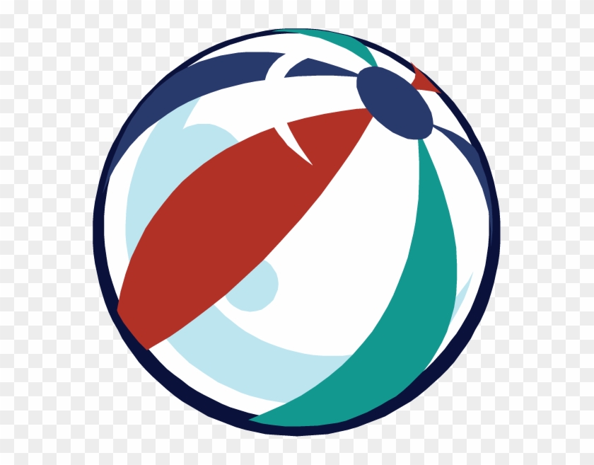 Beach Ball Clipart August Beach - Beach Ball - Png Download
