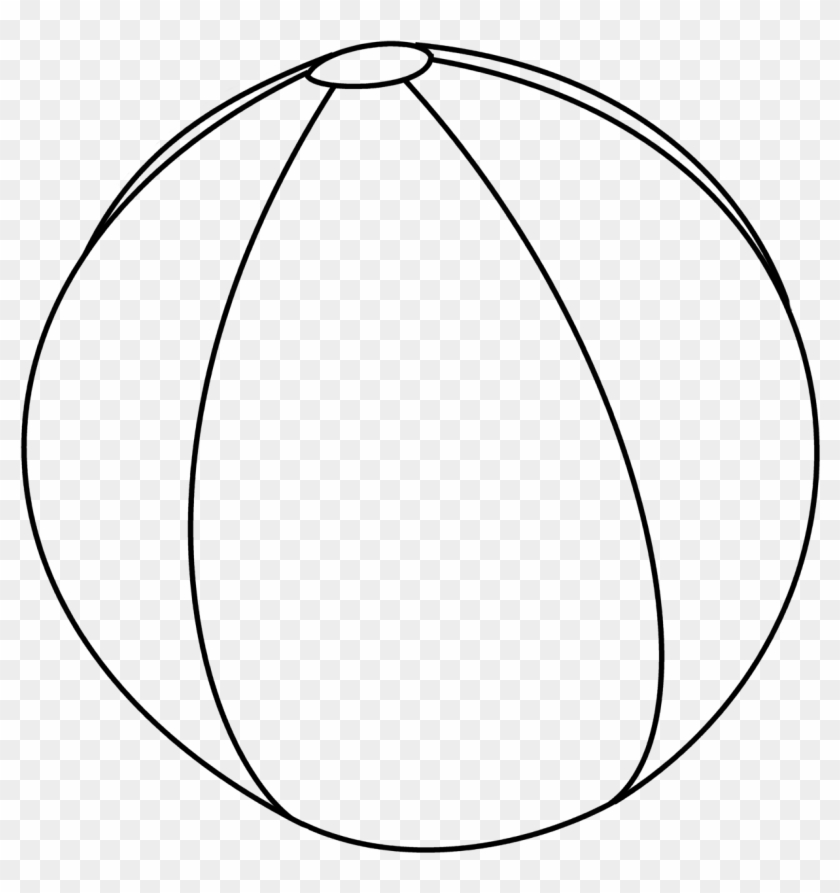 Beach Ball - Circle Clipart