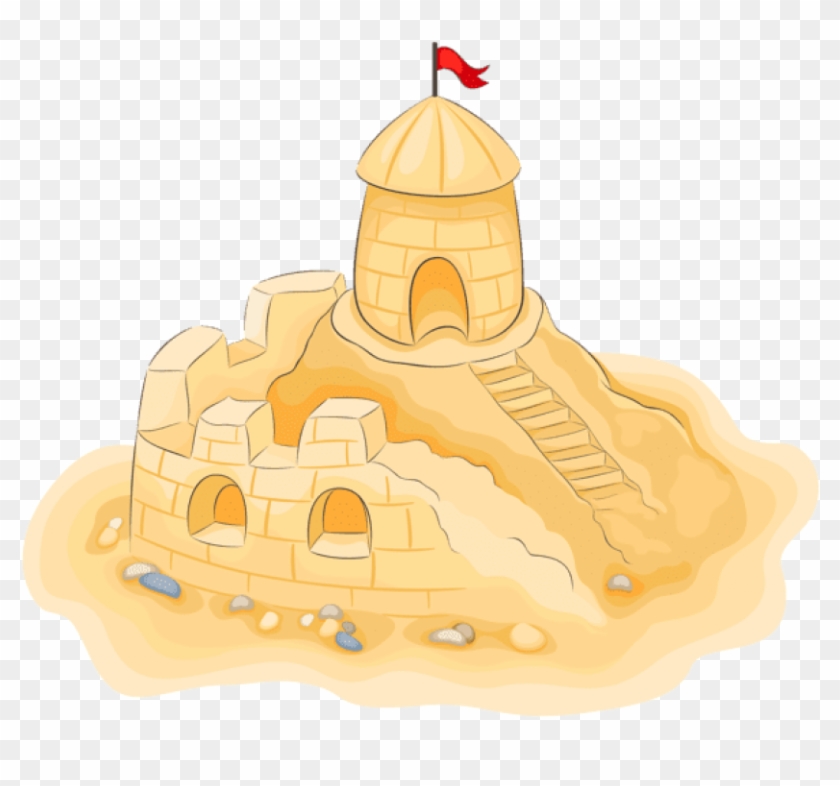 Free Png Download Transparent Sand Castlepicture Clipart - Sand Castle Clipart Png #548476