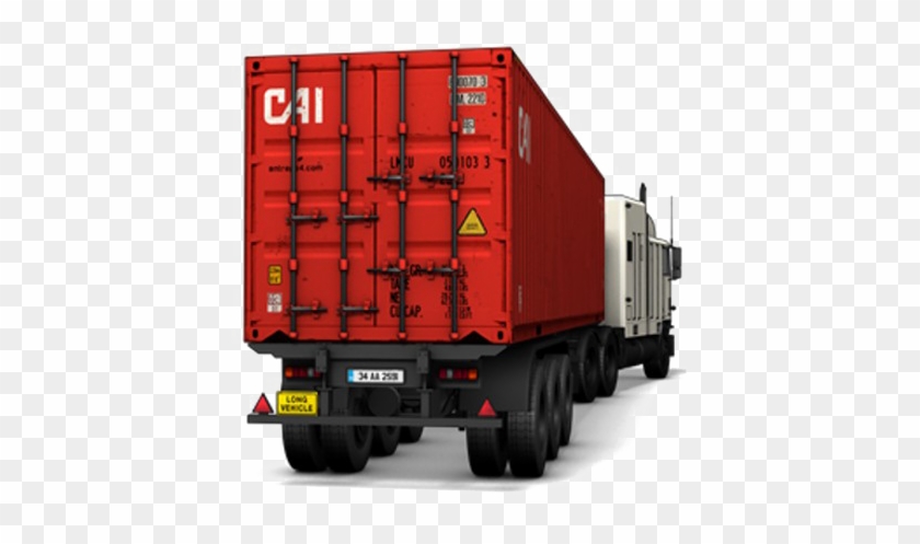 Container Truck Png Picture - Truck And Container Png Clipart
