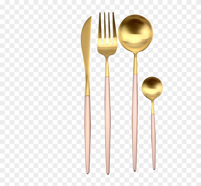 Rose Gold Fork Png Download Image - Fork Clipart #548508