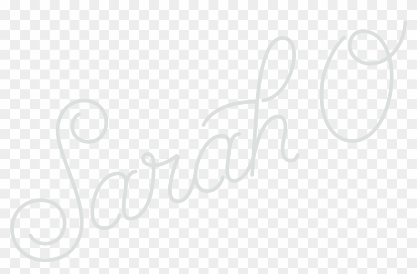 Sarah O - Calligraphy Clipart #548596