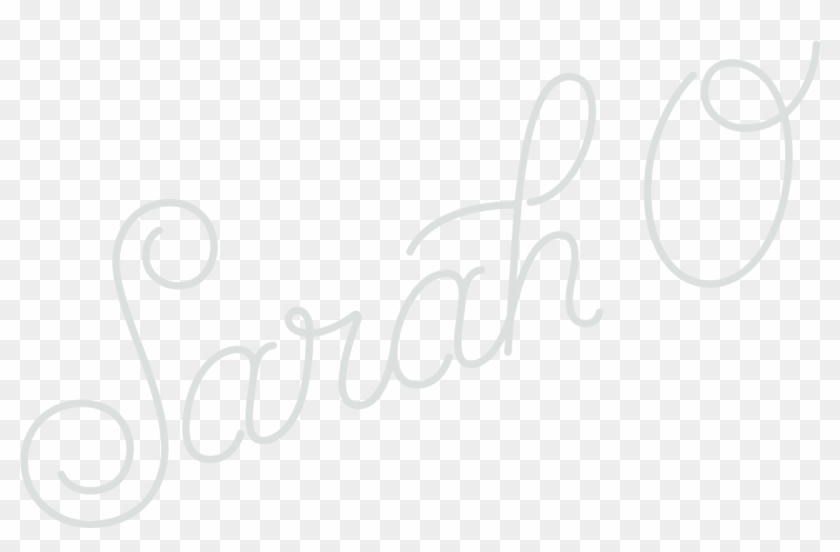 Sarah O - Calligraphy Clipart #548596