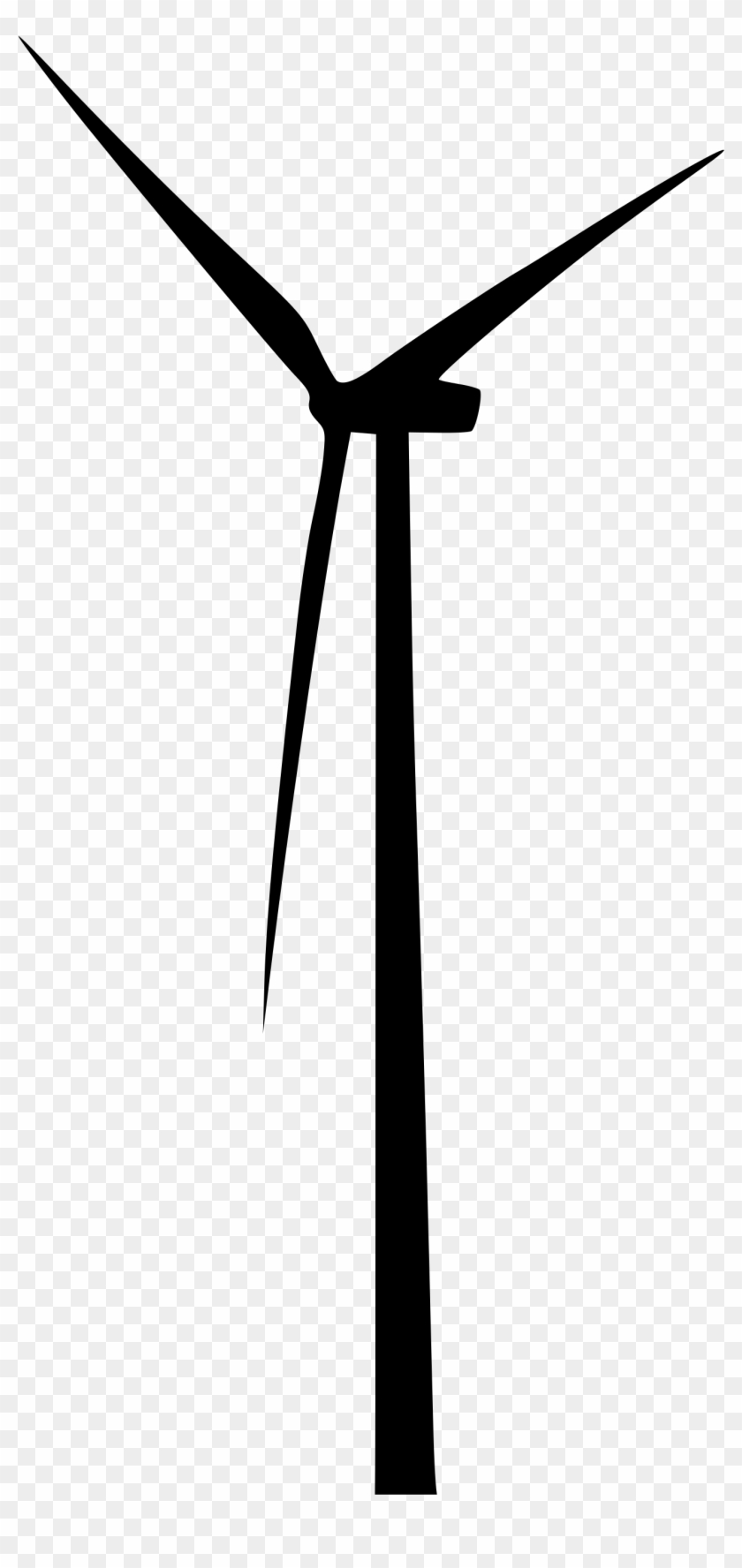 File - Wind Turbine - Svg - Simple Wind Turbine Drawing Clipart