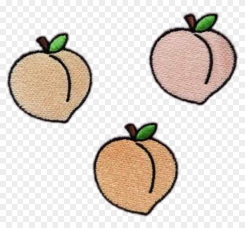 Peach Sticker - Png Grunge Clipart #548677