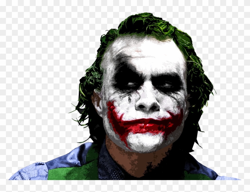 Heath Ledger Joker Png - Joker Heath Ledger 4k Clipart