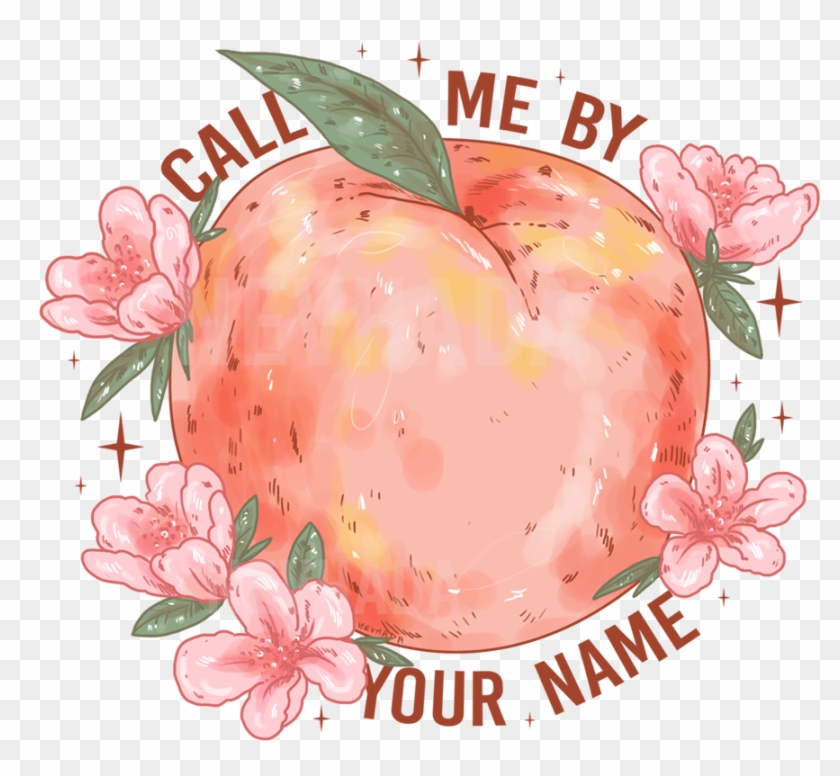 Peach Clipart Aesthetic - Call Me By Your Name Transparent - Png Download
