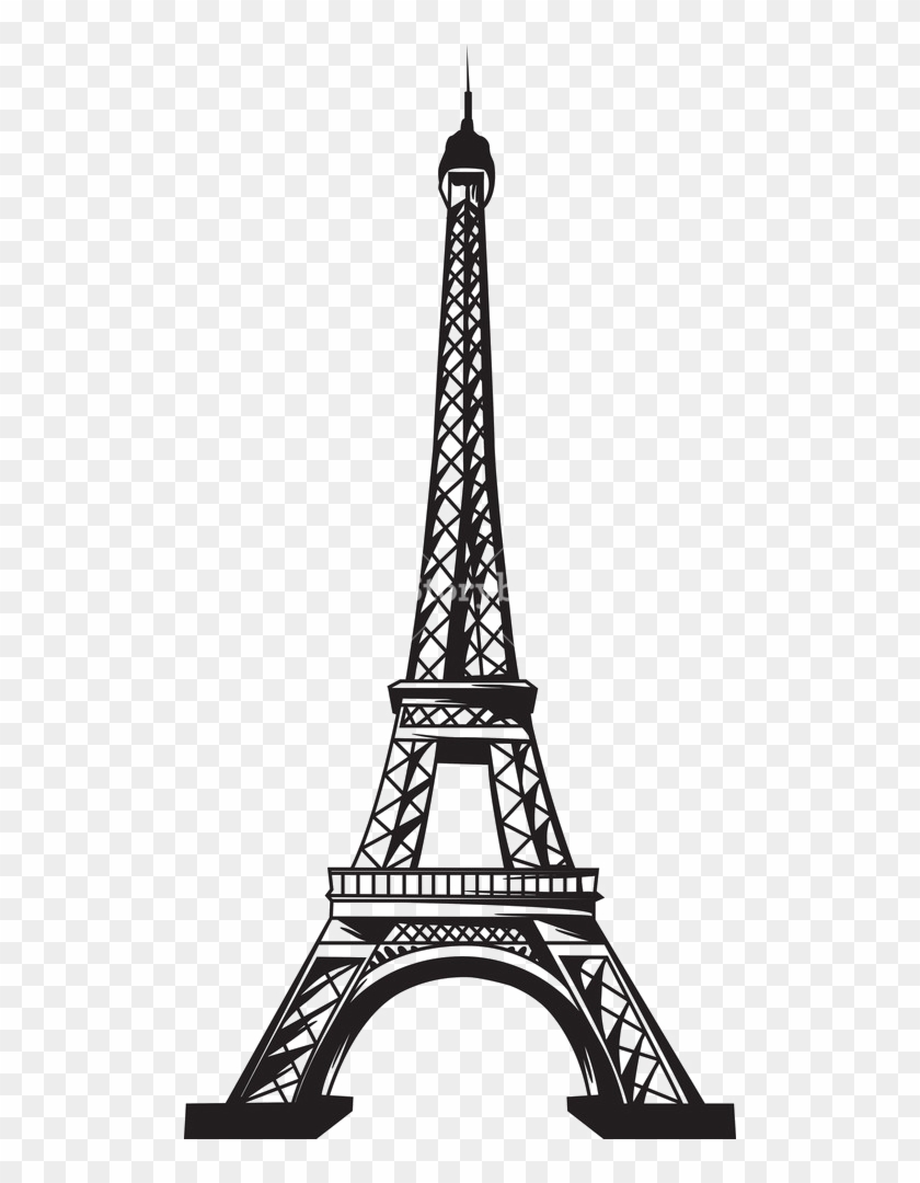 Eiffel Tower Transparent Background Png - Eiffel Tower Vector Png Clipart #548944