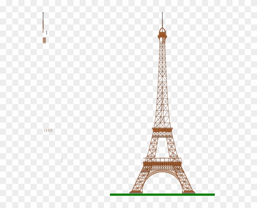 Plain Pictures Of The Eiffel Tower Clipart #549126