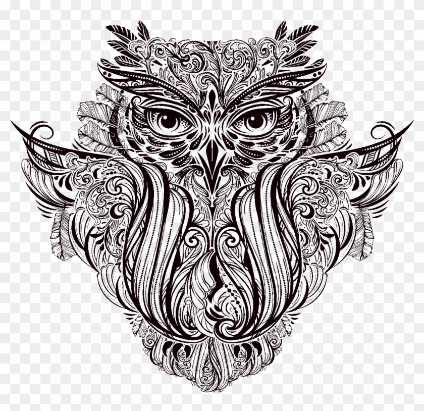 Sticker Boheme Hibou Ambiance Sticker Col Inc Sand - Vector Graphics Clipart #549462