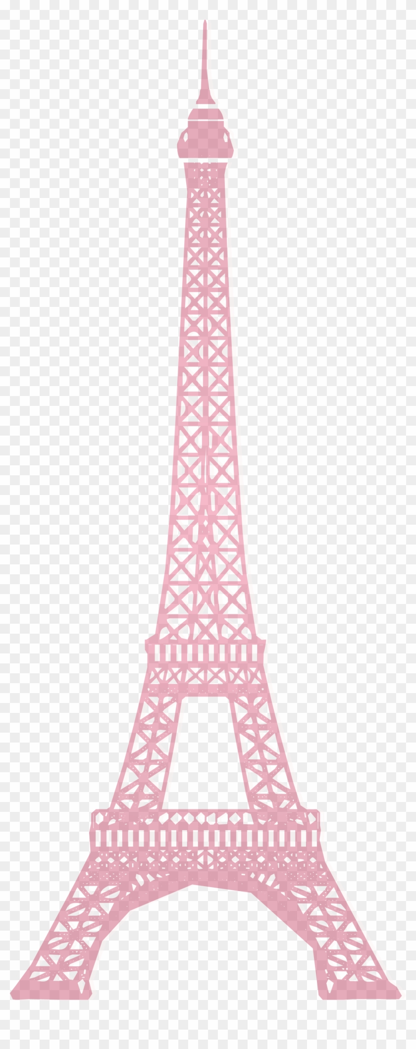 Pink Eiffel Tower Transparent Clipart #549620