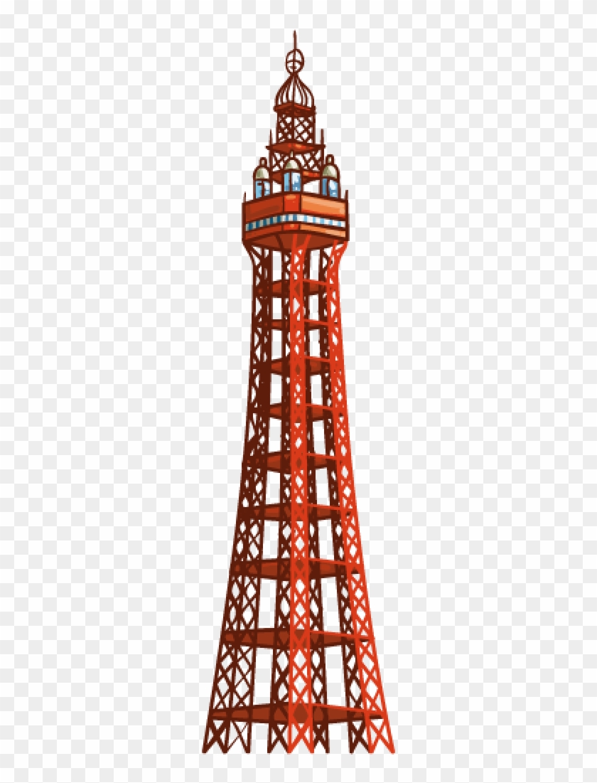 Eiffel Tower Clipart Blackpool Tower - Blackpool Clipart - Png Download