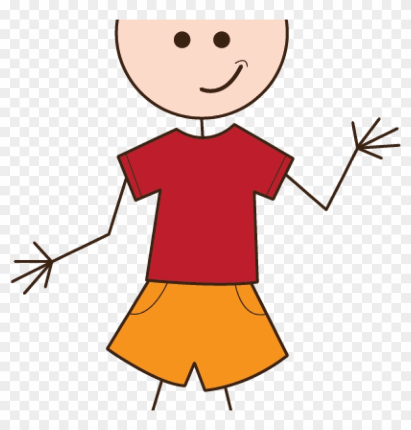 Clipart Boy Stick Figure - Stick Figure Boy Clipart - Png Download #549958