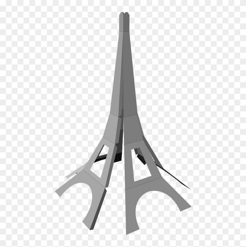 Basic Gluing - Make Eiffel Tower Model Clipart #549990