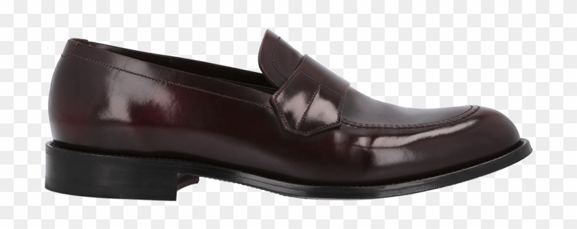 Burnt Brown Brushed Calf Loafer - Suede Clipart #5400673