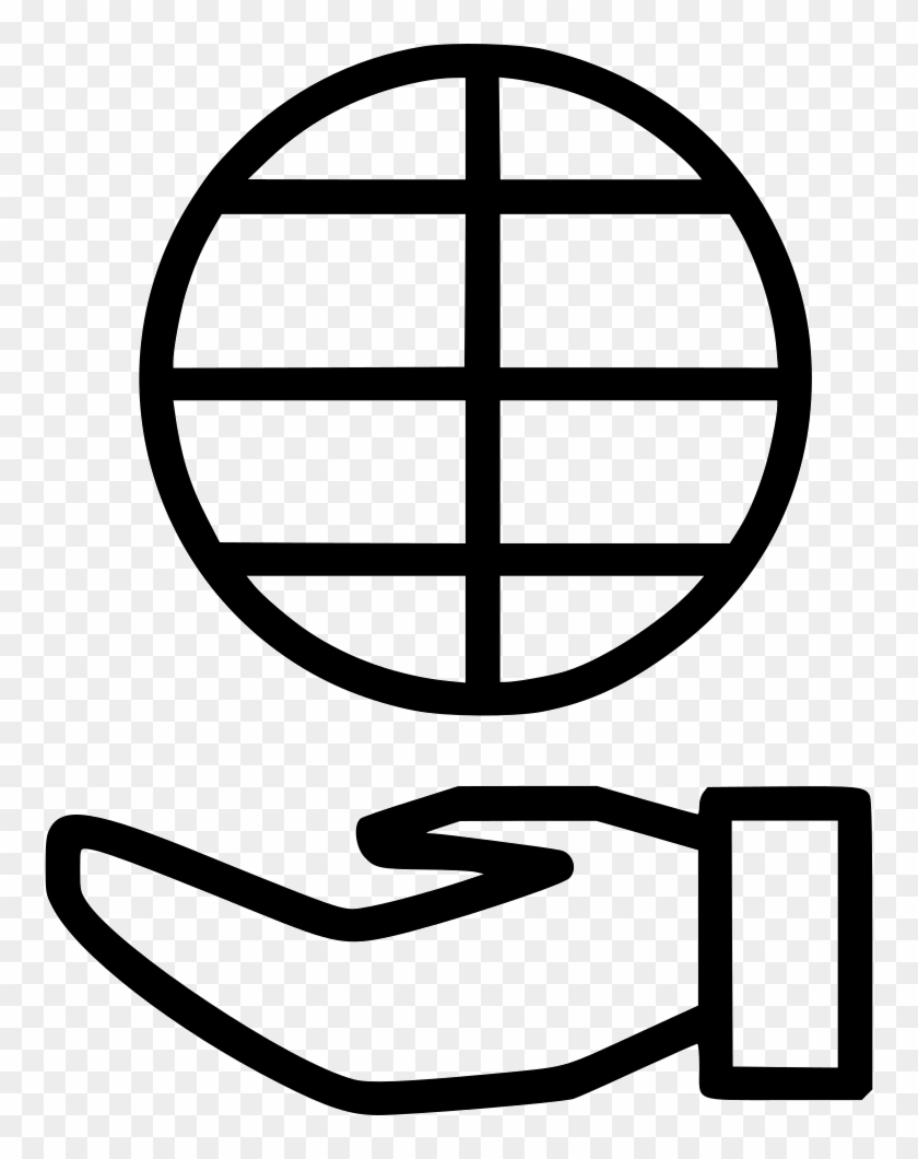 Globe Hand Comments - World Wide Web Clipart - Png Download