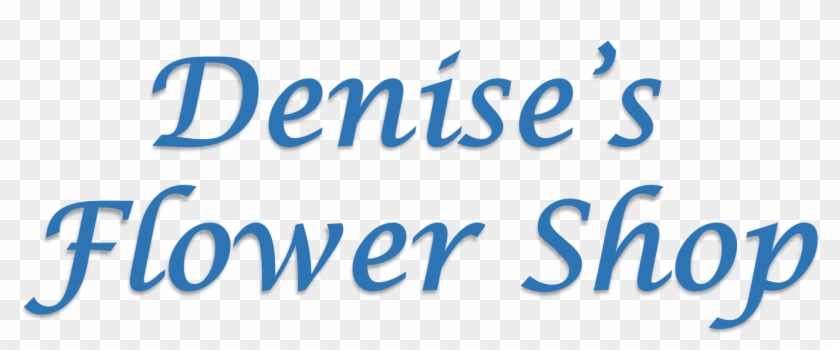 Denise's Flower Shop - Electric Blue Clipart