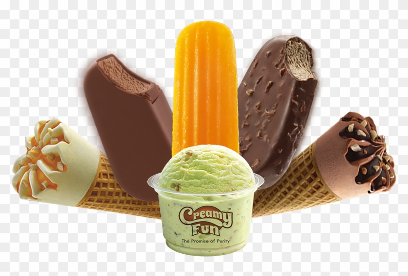Creamy Fun Is The India's Leading Ice Cream Brand With - Creamy Fun Clipart #5401389