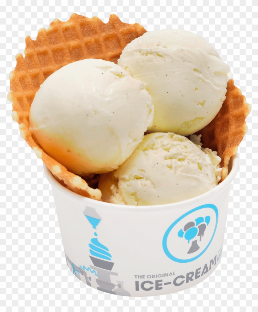 Cookies & Cream - Vanilla Ice Cream Clipart #5401492