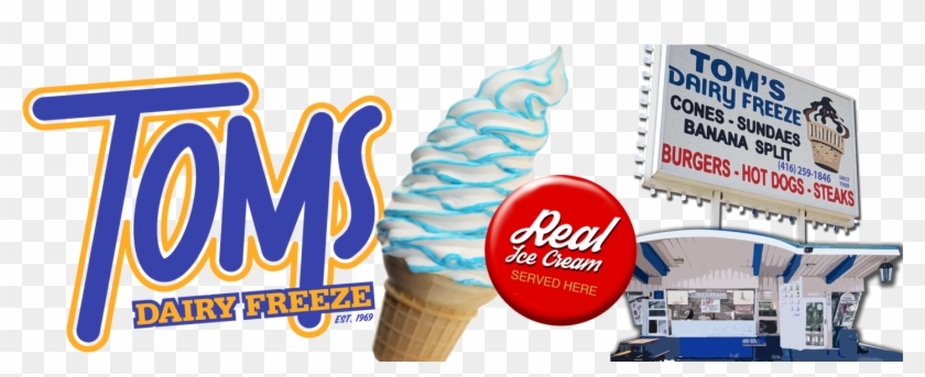 Toms Dairy Freeze Logo - Tom's Dairy Freeze Clipart #5401528