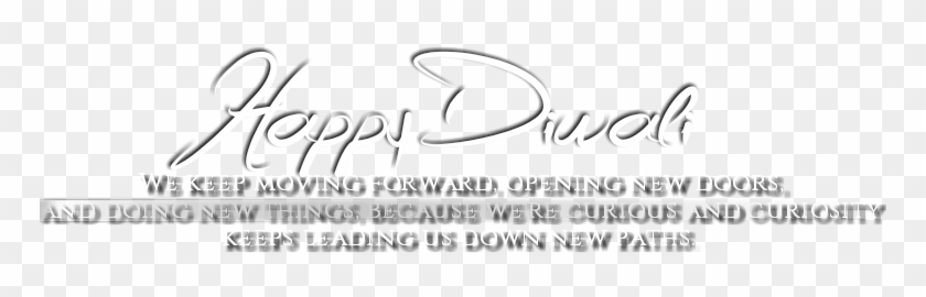 Happy Diwali Png For All Editors - Calligraphy Clipart #5401758