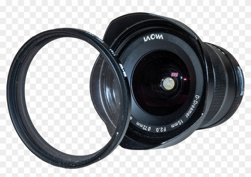 Laowa 15mm Front View With Filter - Camera Lens Clipart #5401895