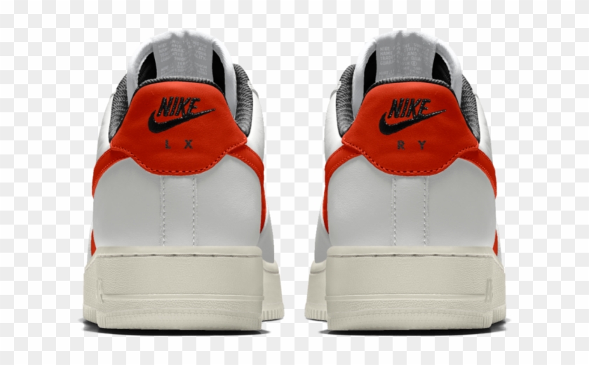 Lxry X Team Orange Nike Air Force Ones Id - Sneakers Clipart #5401951