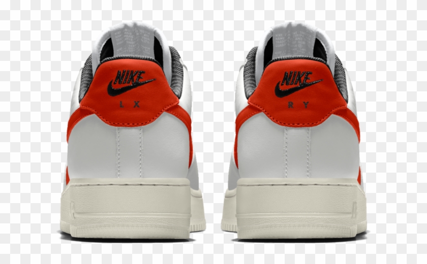 Lxry X Team Orange Nike Air Force Ones Id - Sneakers Clipart