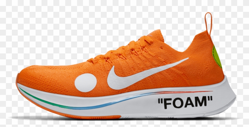 Image Of Nike Off White Zoom Fly Mercurial - Nike Zoom Fly Off White Clipart #5402294