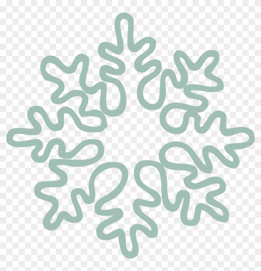 1428116967 Xmasframe Snowflake 01 Snowflakes, Frozen, - Circle Clipart #5402303