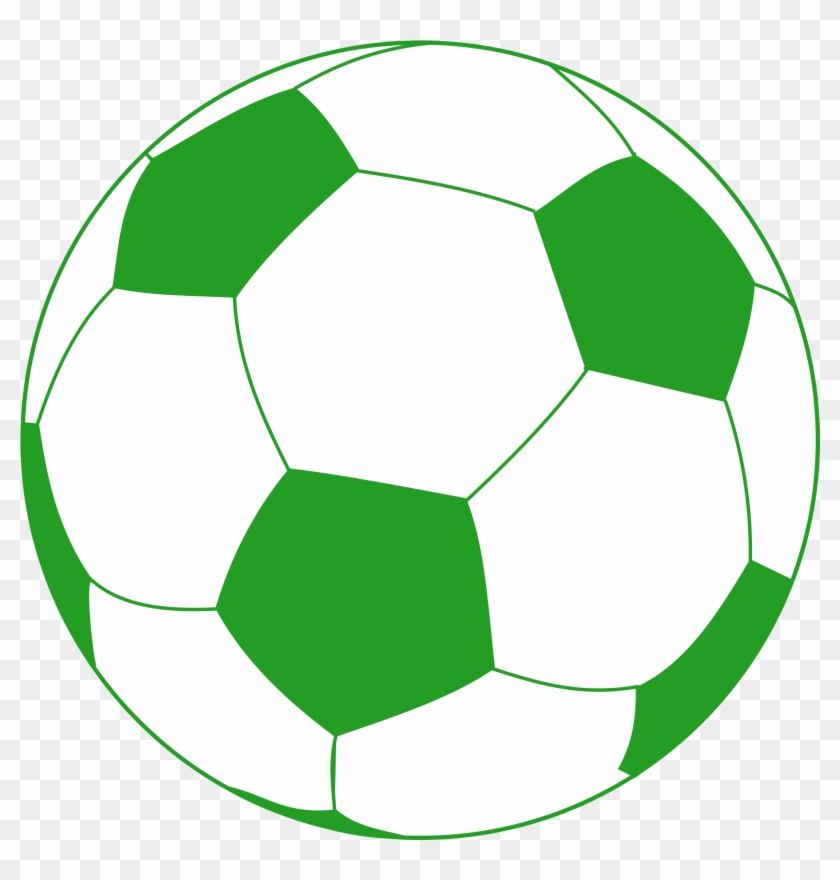 Graphic Library Download Best Free Soccerball Green - Green Soccer Ball Clip Art - Png Download