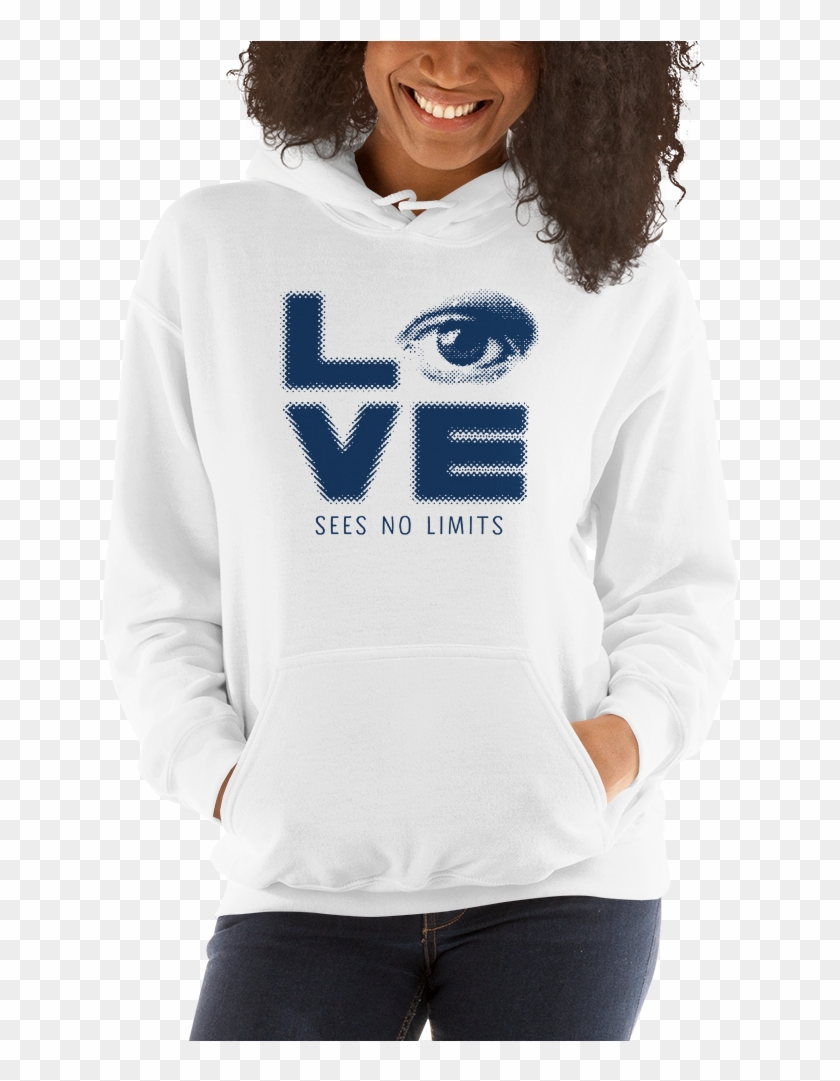 Love Sees No Limits - Sweatshirt Clipart #5403067