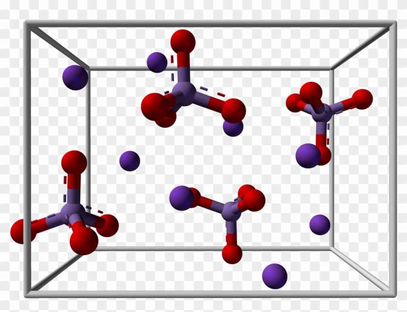 Potassium Manganate - Potassium Permanganate Unit Cell Clipart