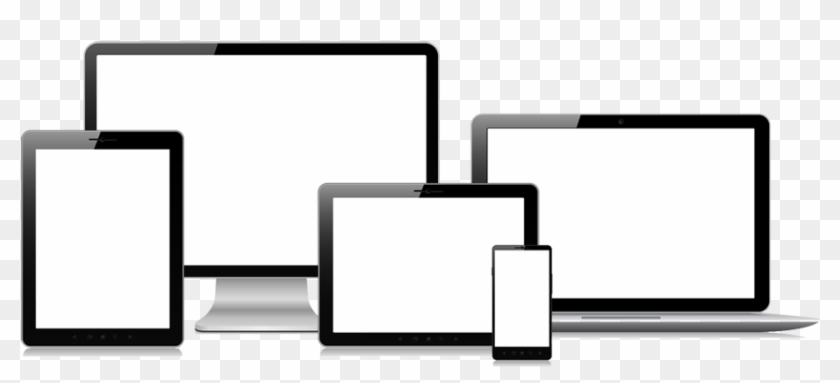 Our Icons Look Stunning On Any Device, Computer, Mobile - Tablet Mobile Pc Png Clipart